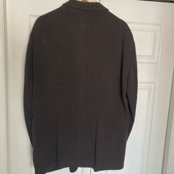 Armani brown wool button up blazer/ jacket - Picture 6 of 7